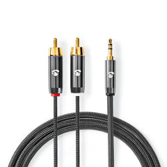 Premium StereoRCA till minijack (1m)
