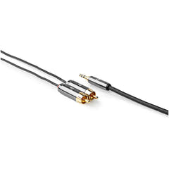 Premium StereoRCA till minijack (1m)