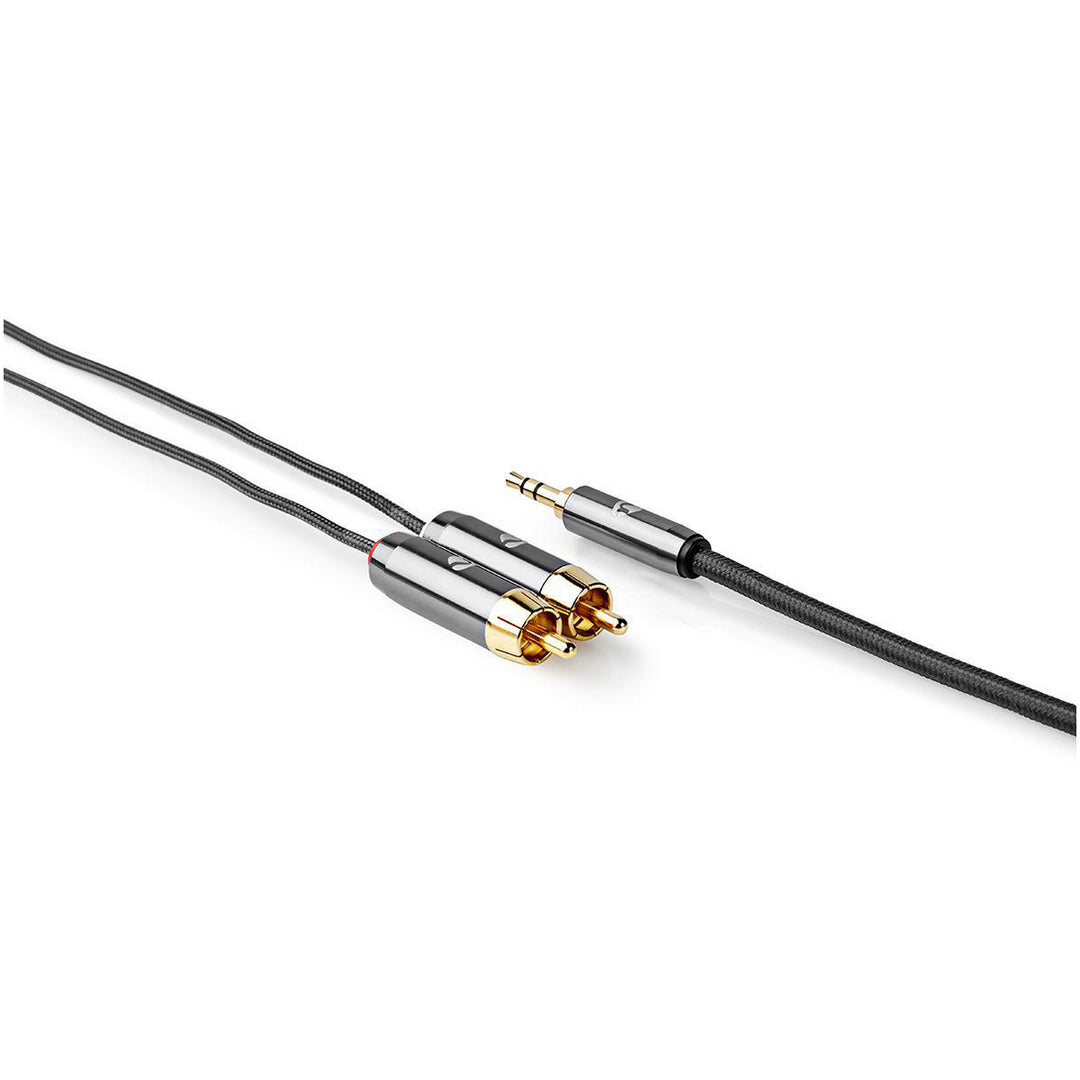 Premium StereoRCA till minijack (1m)