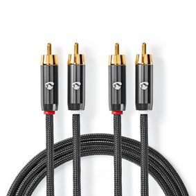 Premium Stereo Phono-kabel (1m)