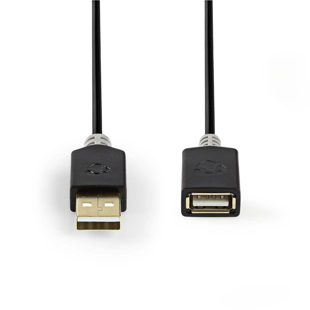 USB 2.0 förlängningskabel (2m)