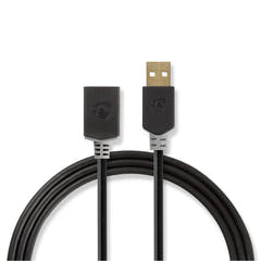 USB 2.0-förlängningskabel (1,5m)