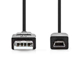 USB-kabel - USB-A till USB Mini B (1 meter)