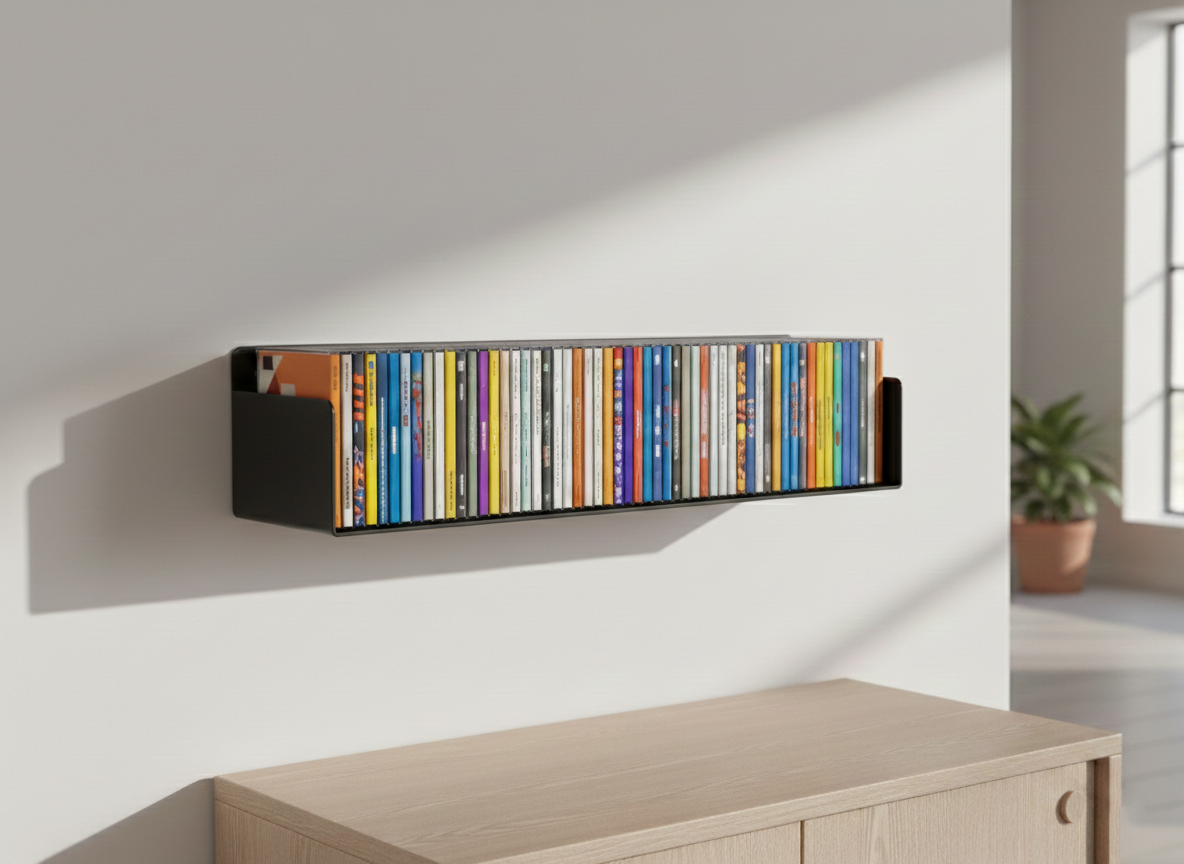 Studio 57 CD-hylla (svart)