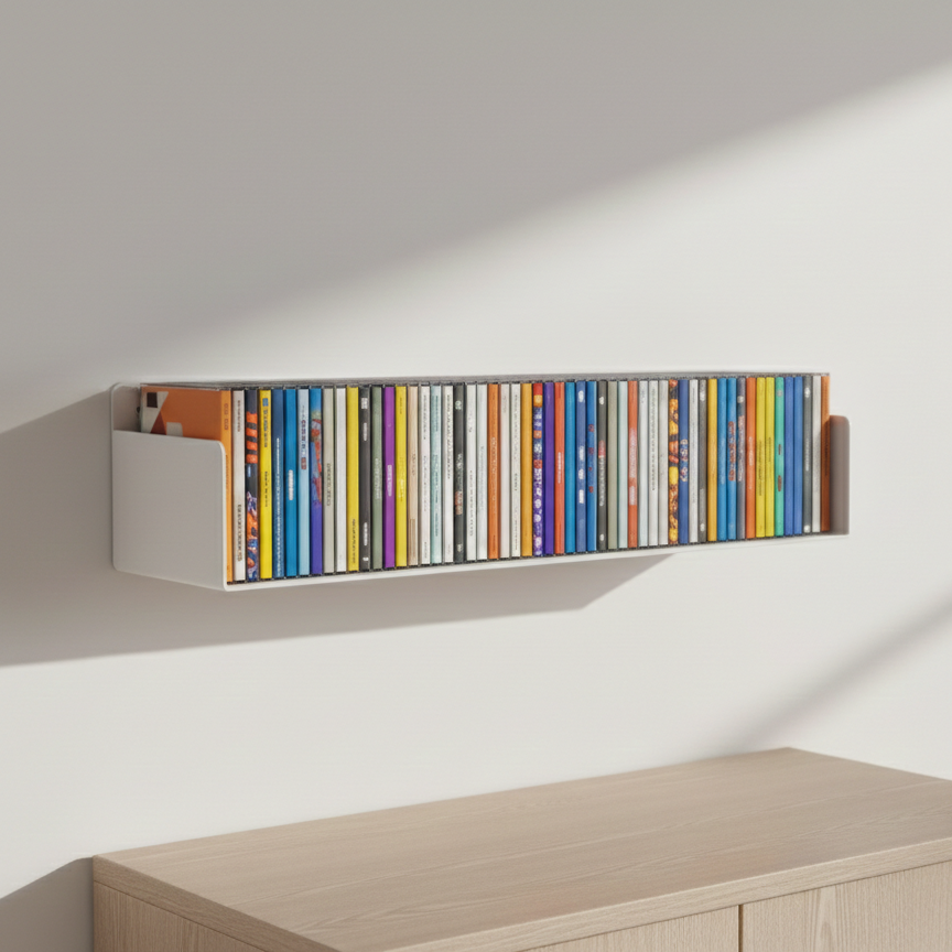 Studio 57 CD-hylla (vit)