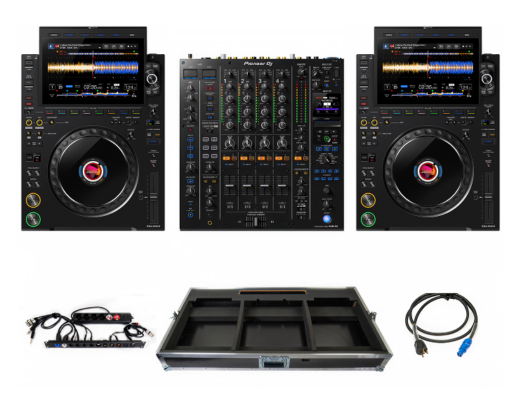 AlphaTheta CDJ-3000X & DJM-A9 Paket