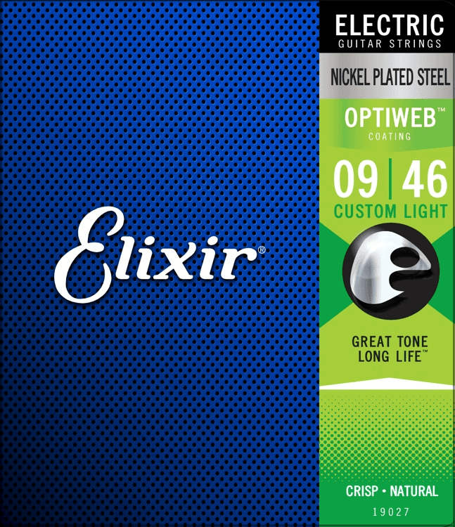 Elixir Optiweb Guitar Strings (Custom Light, 09-46)