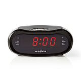 Klockradio med väckarklocka (oval)