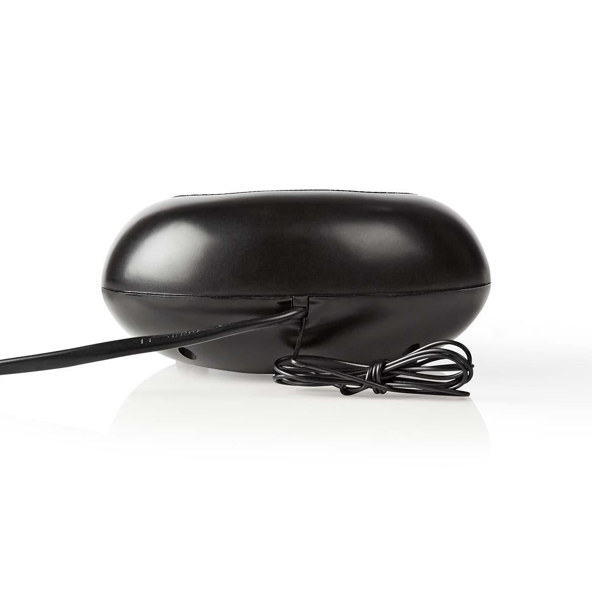 Klockradio med väckarklocka (oval)