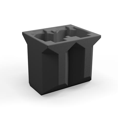 Cameo AURO® SPOT Z300 INDSATS - Skuminlägg för flightcase för 2 x CLASZ300