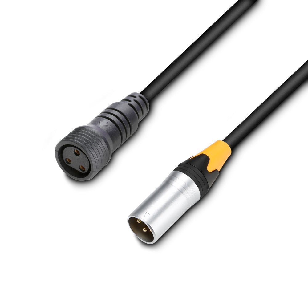 Cameo DMX 3 AD IN IP65 - DMX-adapter IN för LED IP-Par 3-pin, 1,0 m
