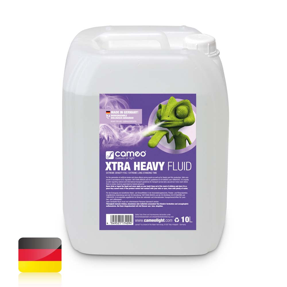 Cameo XTRA HEAVY FLUID 10 L - Rökvätska med mycket hög densitet och extremt lång hängtid 10 L