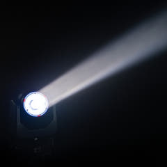 Cameo MOVO BEAM 200 - Beam moving head med obegränsad rotation och LED-ring