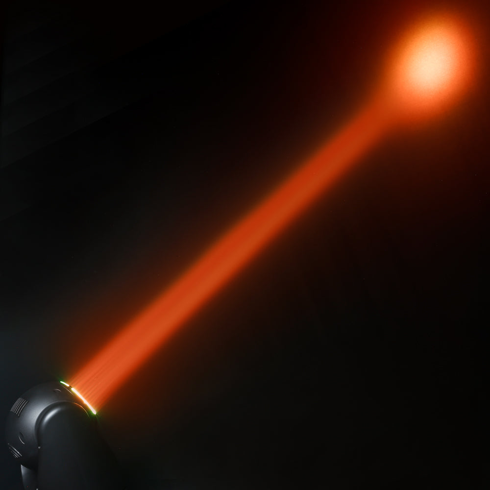 Cameo MOVO BEAM Z100 - Beam-moving head med obegränsad rotation, LED-ring och zoom