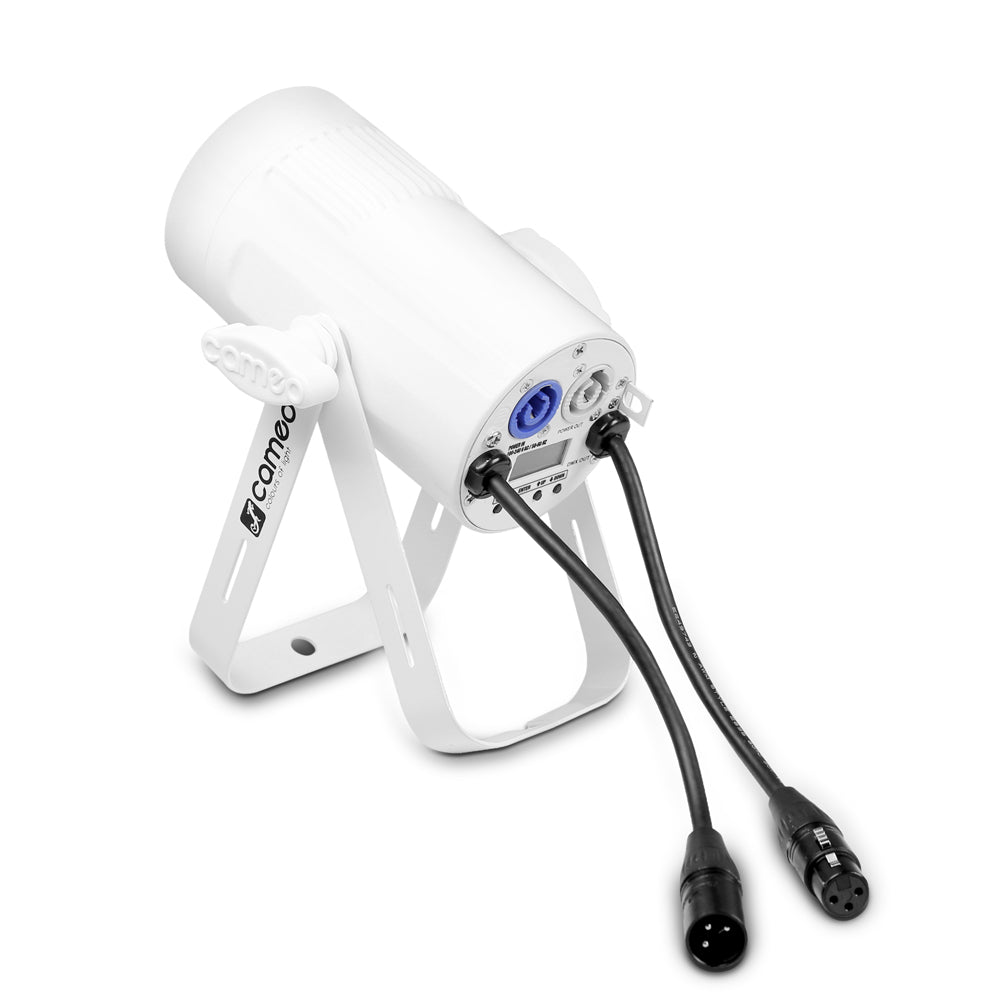 Cameo Q-SPOT 15 RGBW WH - Kompakt spotljus med 15W RGBW LED i vitt kabinett