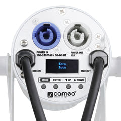 Cameo Q-SPOT 15 RGBW WH - Kompakt spotljus med 15W RGBW LED i vitt kabinett