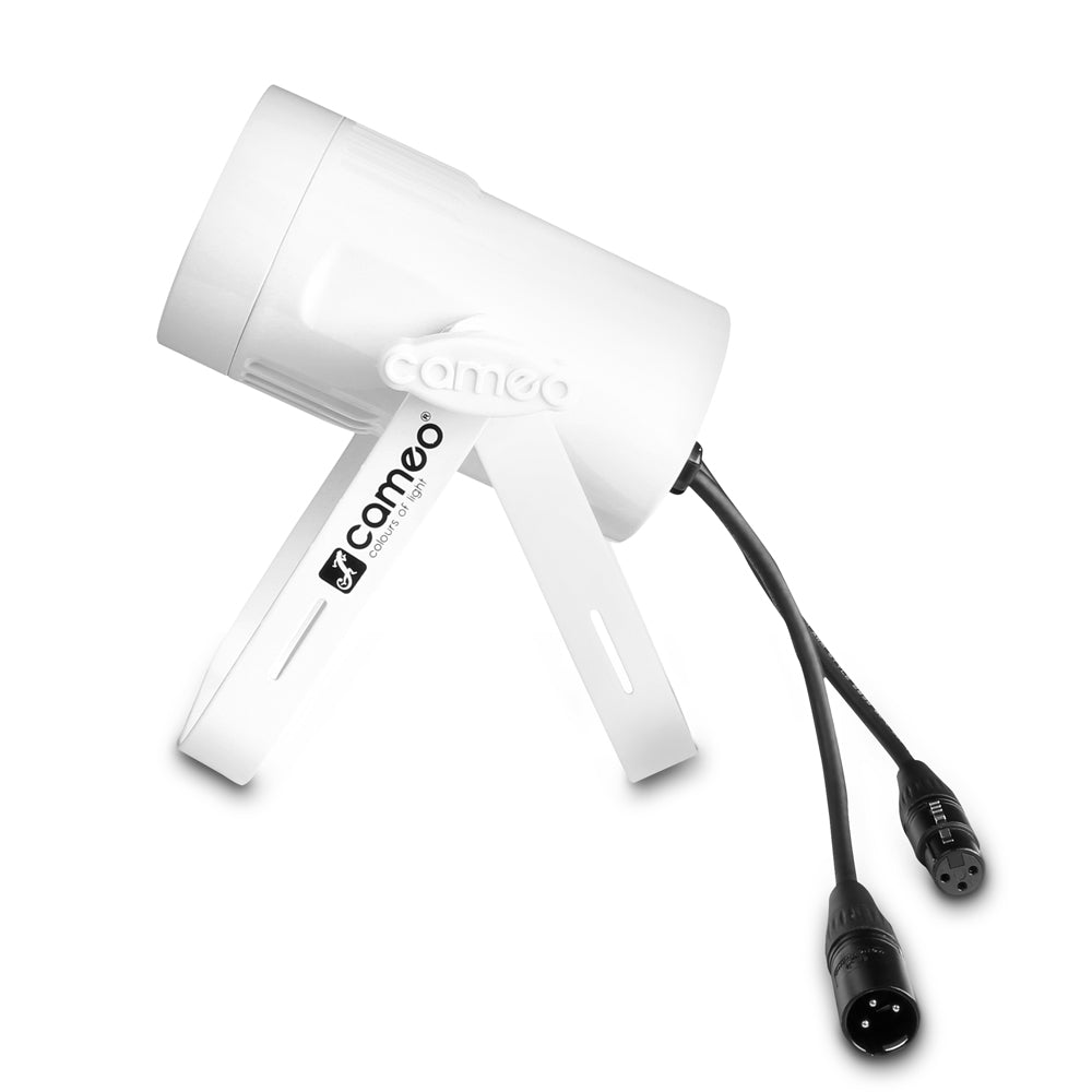 Cameo Q-SPOT 15 RGBW WH - Kompakt spotljus med 15W RGBW LED i vitt kabinett