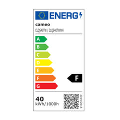 Cameo Q-SPOT 40 TW - Kompakt spot med 40 W justerbar vit LED, utförd i svart