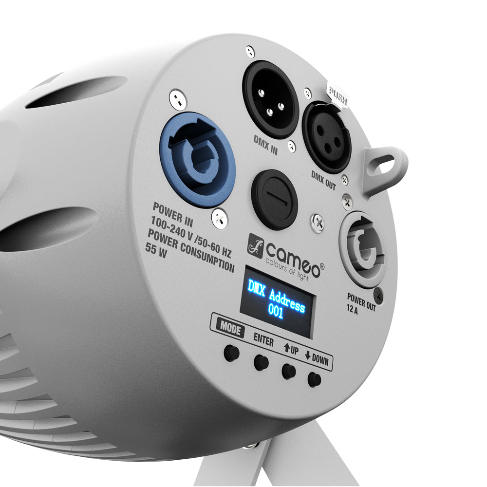 Cameo Q-SPOT 40 WW WH - Kompakt spot med 40 W WW LED i vit finish