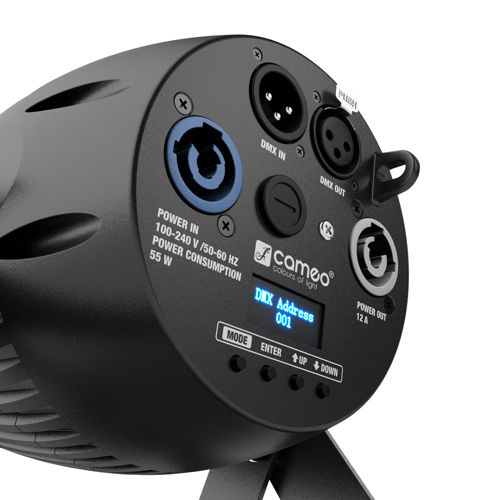 Cameo Q-SPOT 40 WW - Kompakt spot med 40 W WW-LED i svart finish