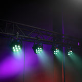 Cameo ROOT® PAR 6 WH SÆT 1 - Set inklusive 4 x CLROOTPAR6WH inkl. IR-fjärrkontroll (CLPFLAT1REMOTE)