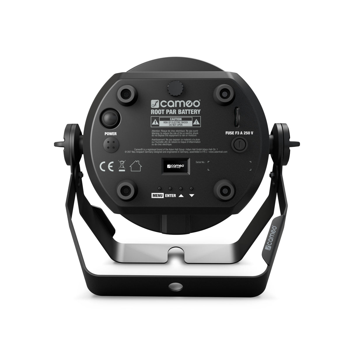 Cameo ROOT® PAR BATTERY - 5 × 4 W batteridriven RGBW LED PAR-spotlight