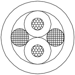 ProCab högtalarkabel BC rund 2 x 0,75 mm² 100 meter