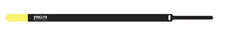 ProCab kabelband med kardborre 15x450 mm, svart/gul 10 stycken