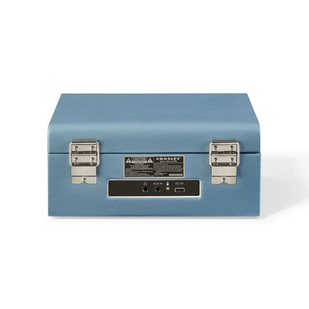 Crosley Voyager CD-spelare, tvättad blå