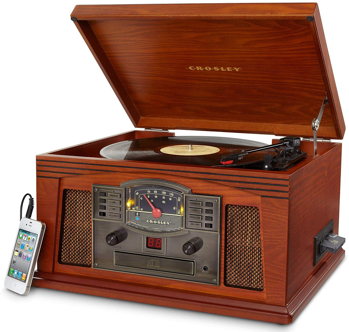 Crosley Lancaster Entertainment Center (Wood)