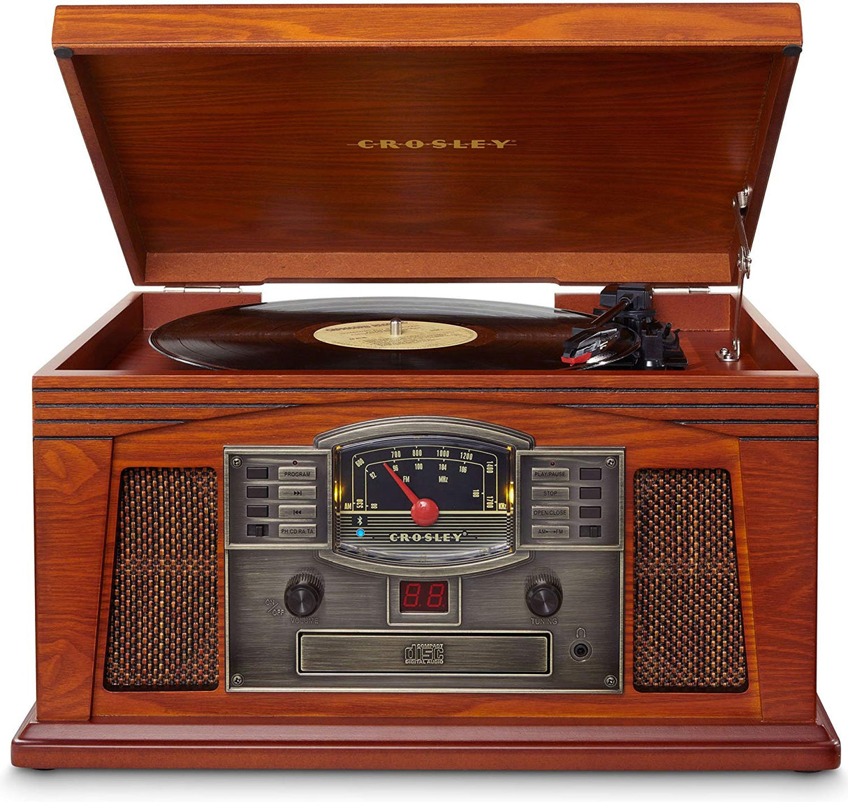 Crosley Lancaster Entertainment Center (Wood)