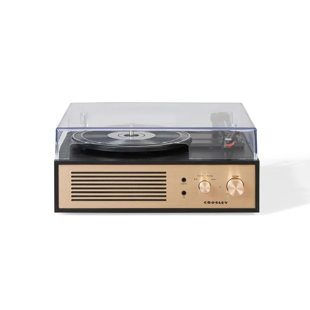 Crosley Miles skivspelare, svart