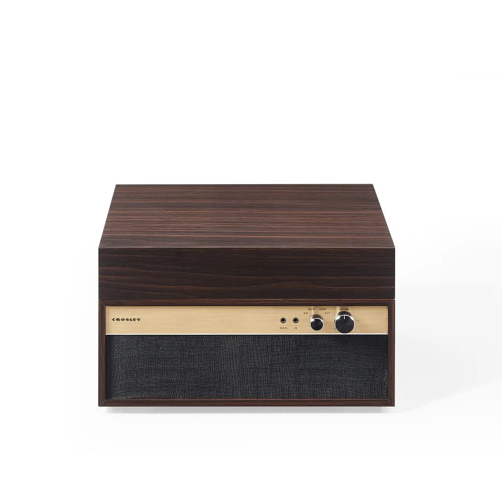 Crosley Jasper retro-skivspelare, valnöt