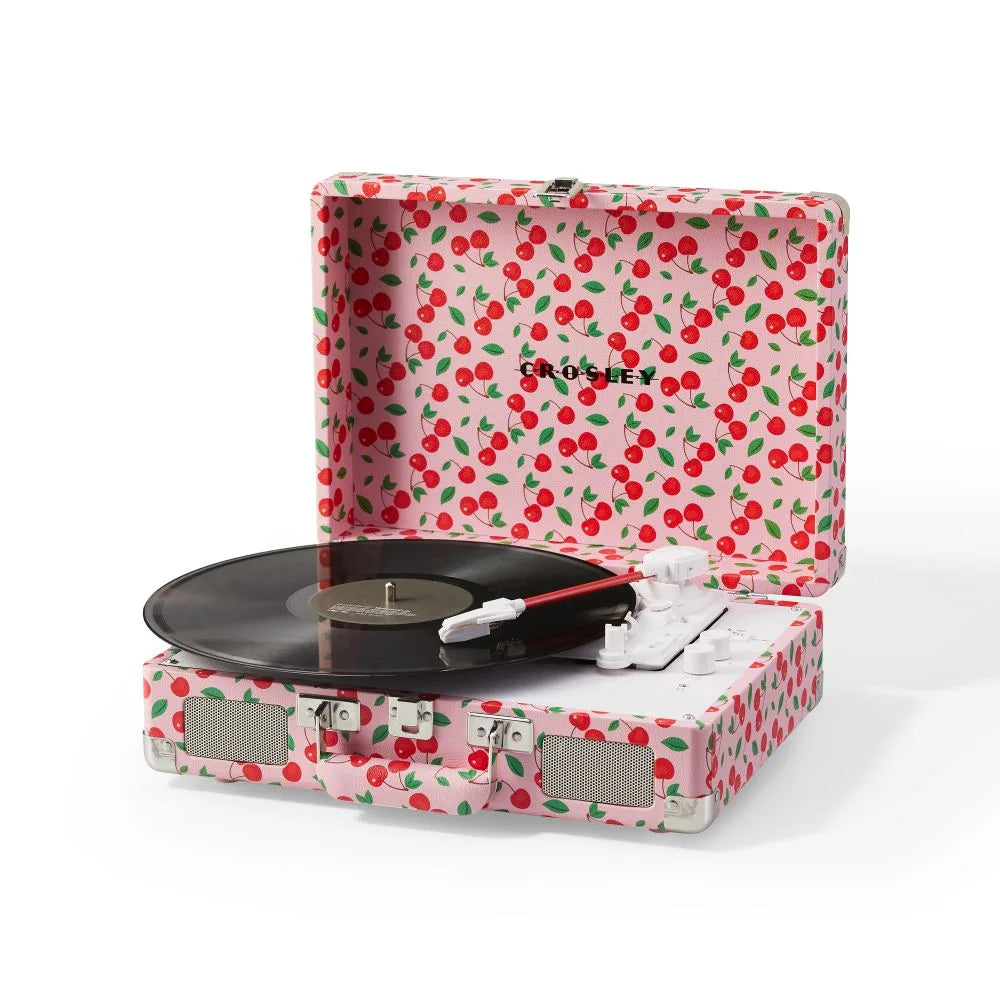 Crosley Cruiser Plus skivspelare tvåvägs Bluetooth (Cherry)