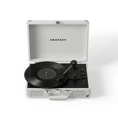 Crosley Cruiser Plus Skivspelare Tvåvägs Bluetooth (White Sand)