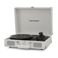 Crosley Cruiser Plus Skivspelare Tvåvägs Bluetooth (White Sand)