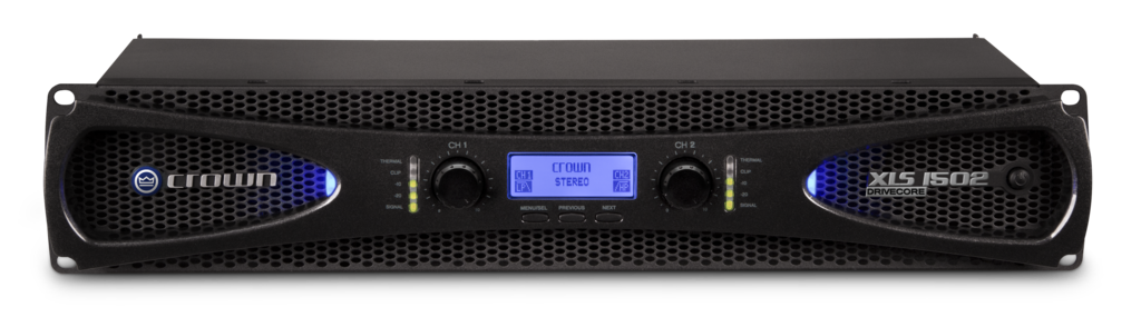 Crown XLS1502 2-kanals förstärkare 2x525W @ 4Ω | DSP | XLR/RCA