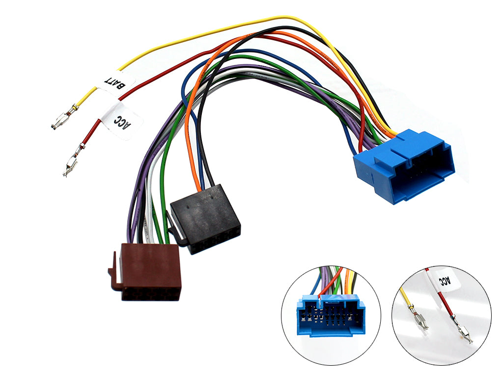 CT20NS08 ISO-kontakt för Fiat, Honda, Nissan, Opel och Suzuki