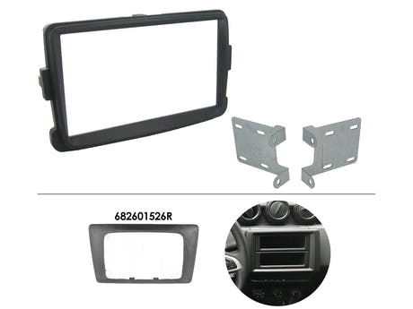 21CT23DC08 2-DIN Ram för Dacia