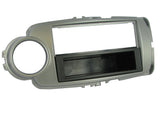 1-DIN ram för Toyota Yaris 11-14 (silver)