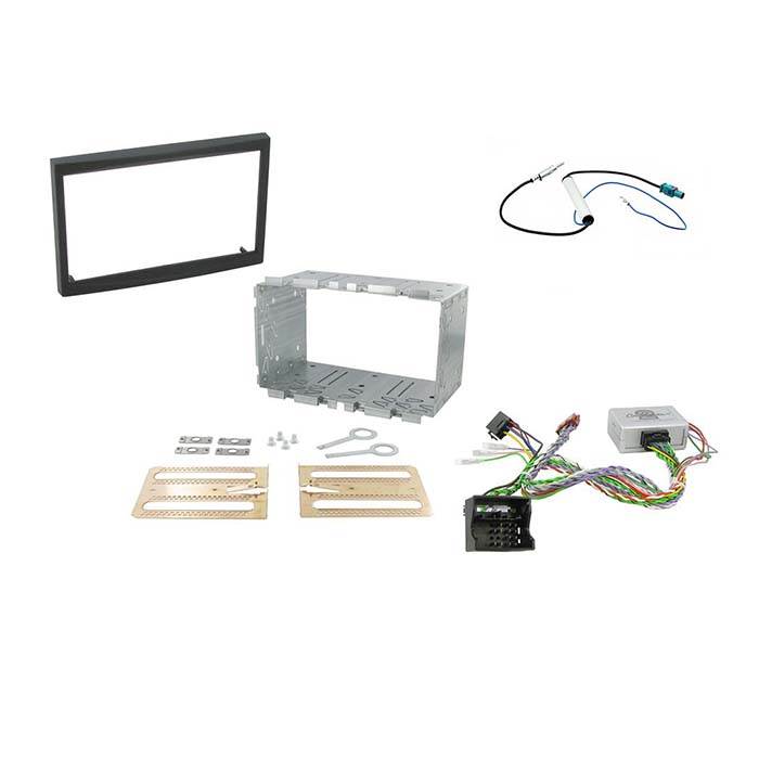 2-DIN kit för Peugeot 207 & 307 med baksensor