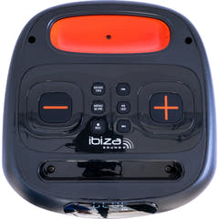IBIZA partyhögtalare med ljus och Bluetooth