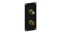Caymon CASY131 1 plats, platta 2 x RCA genomföring
