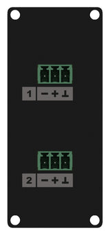 Caymon CASY138 1 plads, plade 2 x 3-pin >3-pin terminal