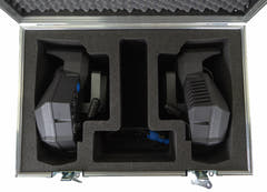 Case-It Flightcase för 2 st. Eurolite Cat-80