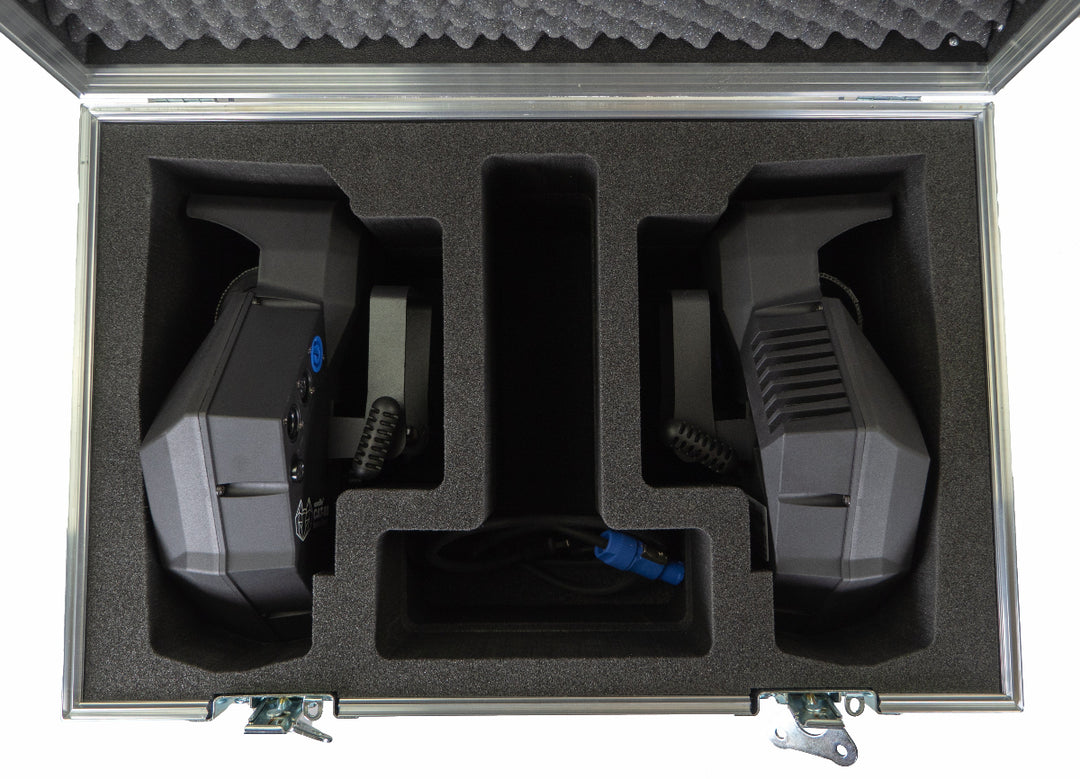 Case-It Flightcase för 2 st. Eurolite Cat-80