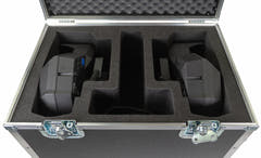 Case-It Flightcase för 2 st. Eurolite Cat-80