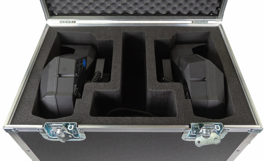 Case-It Flightcase för 2 st. Eurolite Cat-80