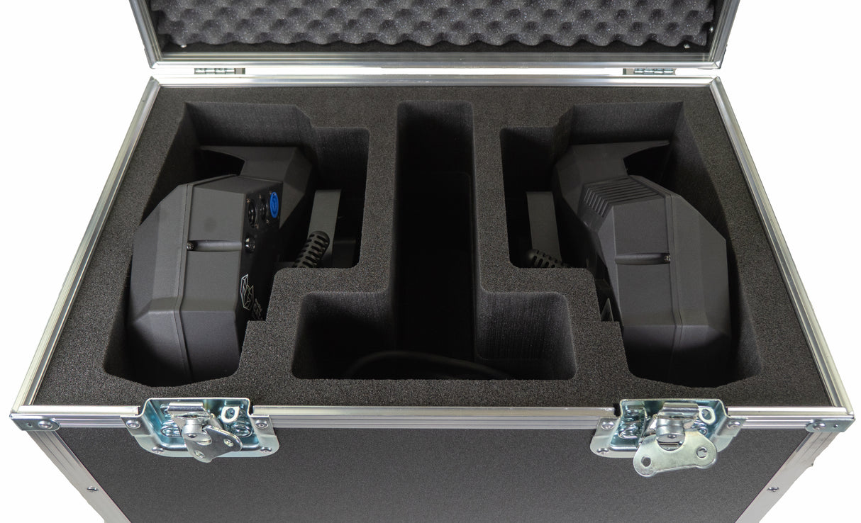 Case-It Flightcase för 2 st. Eurolite Cat-80