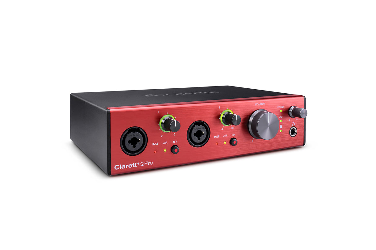 Focusrite Clarett + 2Pre USB-ljudkort